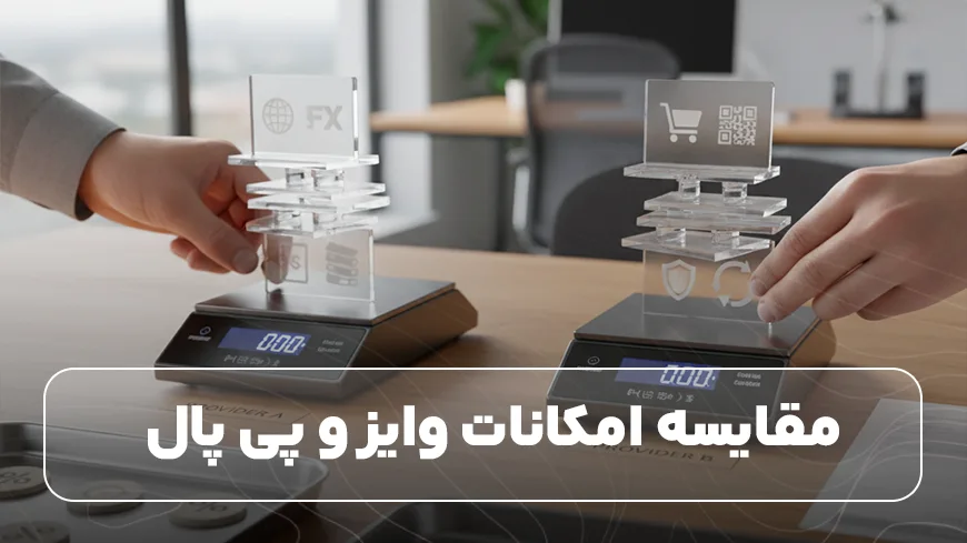 مقایسه امکانات وایز و پی پال