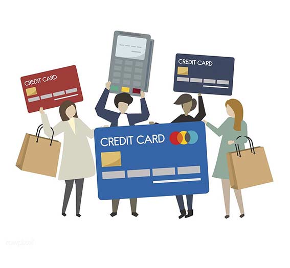 انواع کارت های اعتباری