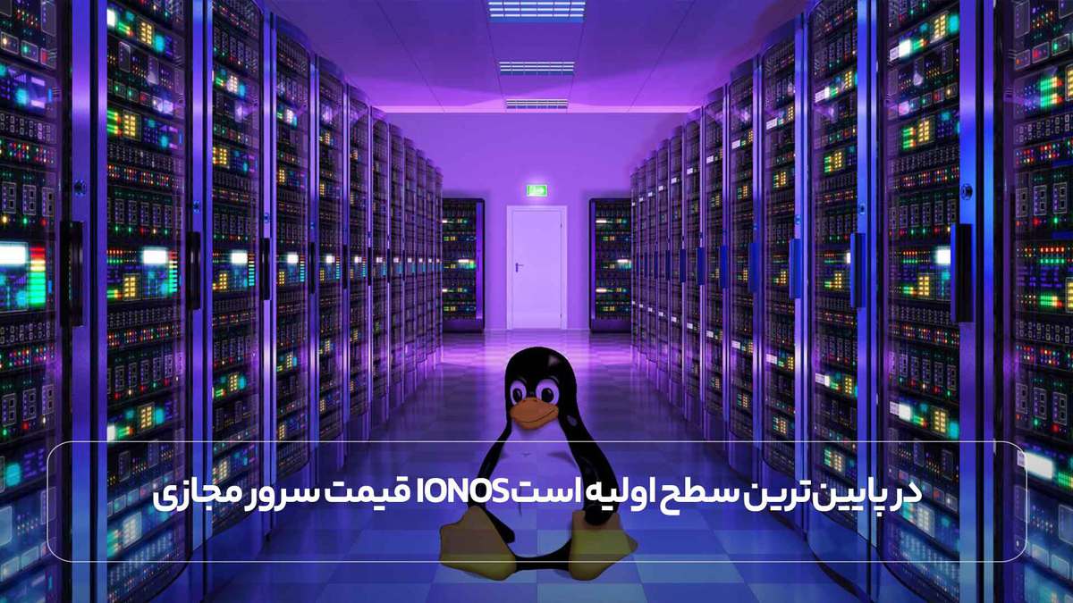 قیمت سرور مجازی IONOS در پایین ‌ترین سطح اولیه است.