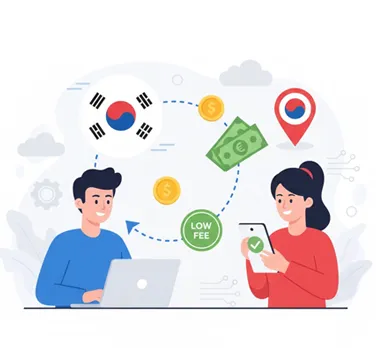حواله و انتقال پول به کره جنوبی