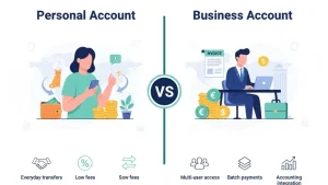 تفاوت حساب بیزینس و پرسونال وایز wise