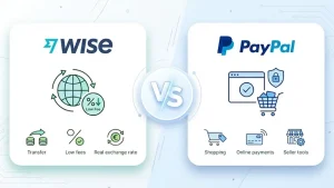 مقایسه پی پال و وایز