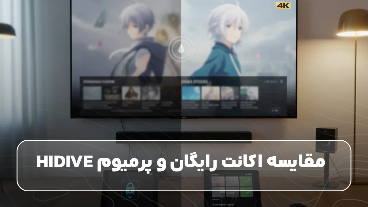 مقایسه اکانت رایگان و پرمیوم HIDIVE