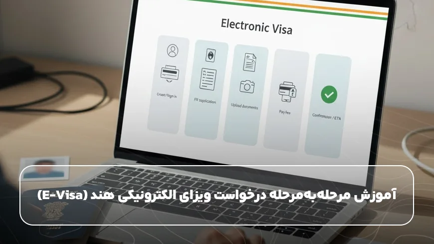 آموزش مرحلهبهمرحله درخواست ویزای الکترونیکی هند (E-Visa)