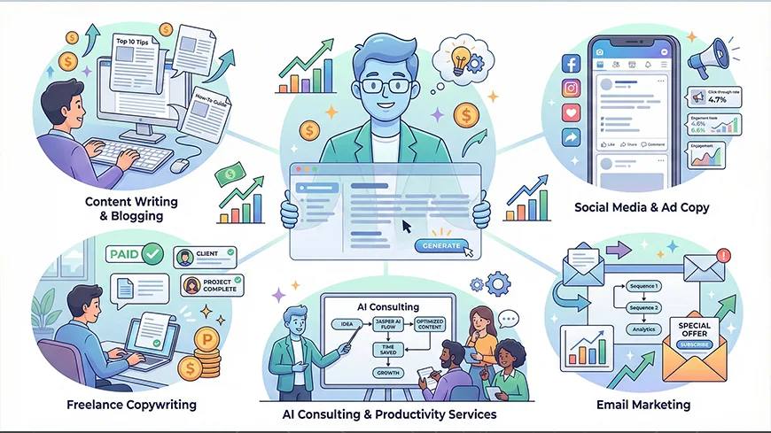 Making money Jasper AI