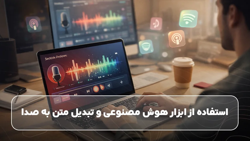 استفاده از هوش مصنوعی رایگان و تبدیل متن به صدای انگلیسی