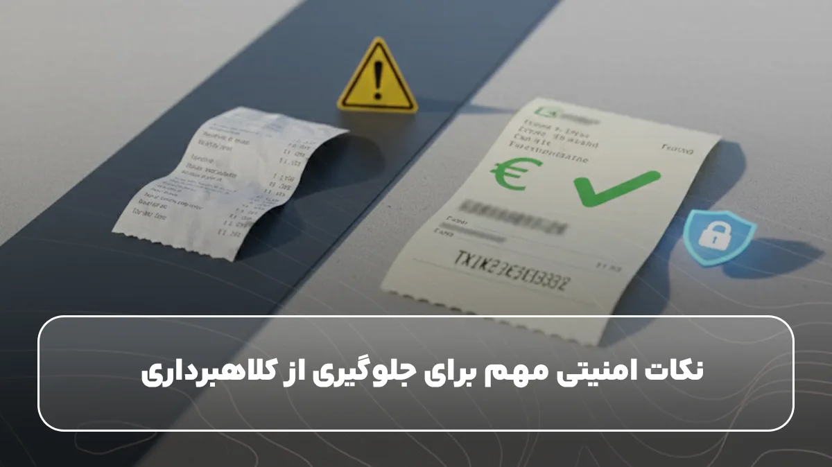 نکات امنیتی مهم برای جلوگیری از کلاهبرداری